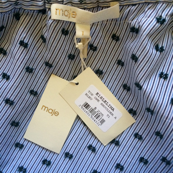 Maje Lelina One Shoulder Top - Picture 6 of 6